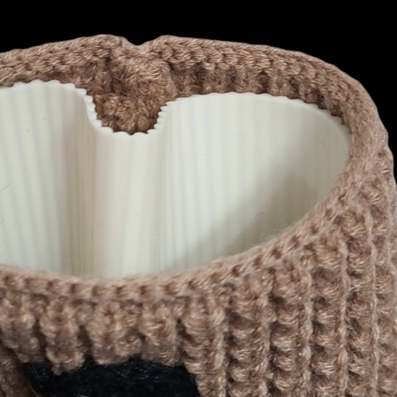 Cozy cup 16oz. ivory/blue - Picture 9 of 11